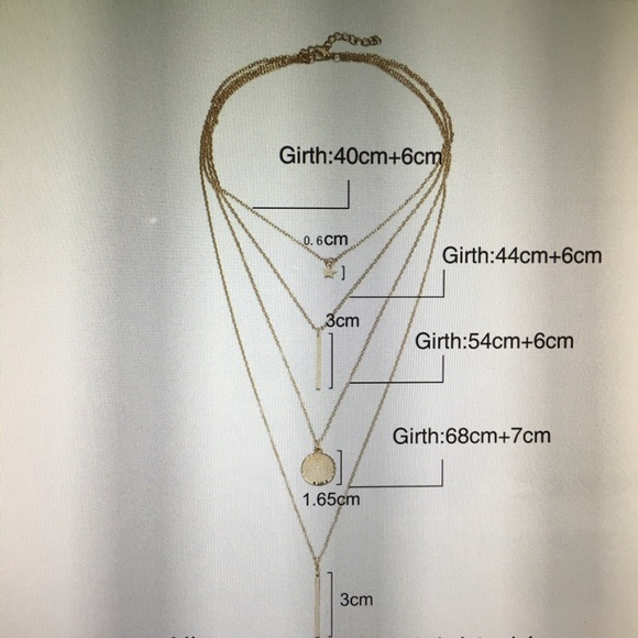 Fashion Multi Layer Necklace - Picture 2 of 2